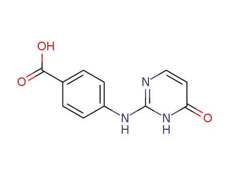 4-(6-oxo-1,6-dihydro-pyrimidin-2-ylamino)-benzoic acid