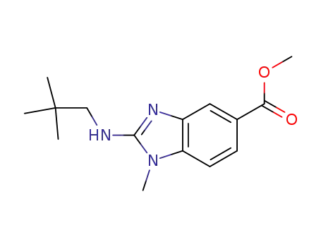 methyl 2-[(2,2-dimethylpropyl)amino]-1-methyl-1H-benzimidazole-5-carboxylate