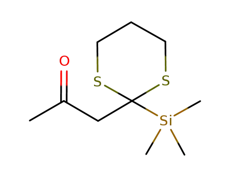 1-(2-(trimethylsilyl)-1,3-dithian-2-yl)propan-2-one