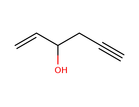 Molecular Structure of 1573-66-6 (1-Hexen-5-yn-3-ol)