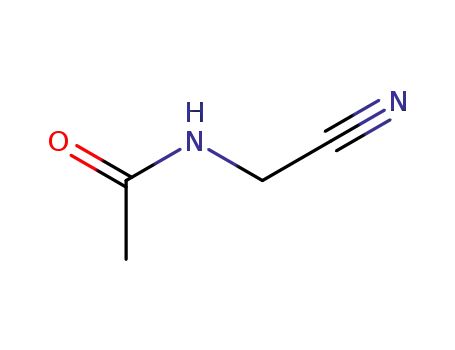 Molecular Structure of 4814-80-6 (N-(CYANOMETHYL)ACETAMIDE)