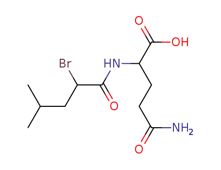N2-(2-bromo-4-methyl-valeryl)-glutamine
