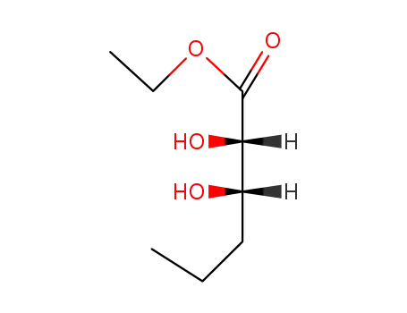 (+/-)-erythro-2,3-dihydroxy-hexanoic acid ethyl ester