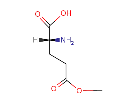 Molecular Structure of 6461-04-7 (D-Glutamicacid, 5-methyl ester)
