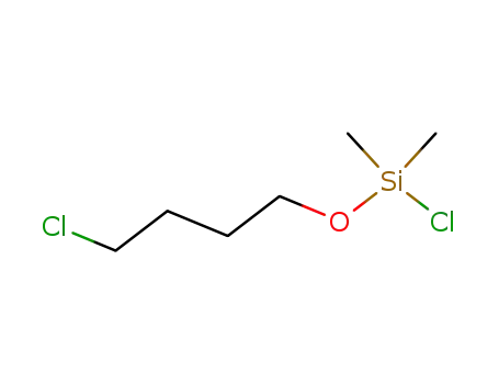 Molecular Structure of 1002-04-6 (Silane, chloro(4-chlorobutoxy)dimethyl-)