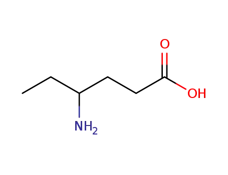 Molecular Structure of 5415-99-6 (4-Aminohexanoic acid)