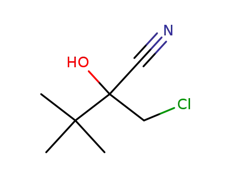 2-chloromethyl-2-hydroxy-3,3-dimethyl-butyronitrile