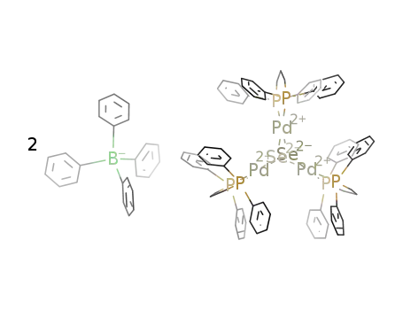 [(palladium(II))3 (μ3-Se)2 (bis(diphenylphosphino)propane)3] (tetraphenylborate)2