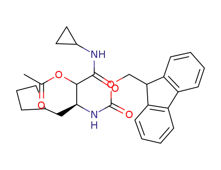 (3S)-3-(((9H-fluoren-9-yl)methoxy)carbonylamino)-4-cyclobutyl-1-(cyclopropylamino)-1-oxobutan-2-yl acetate