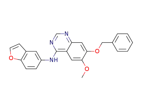 N-(Benzofuran-5-yl)-7-(benzyloxy)-6-methoxyquinazolin-4-amine