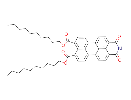 perylene-3,4-dicarboximide-9,10-di-(decyloxycarbonyl)