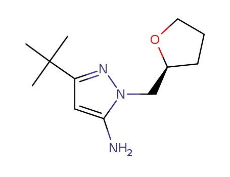 (R)-3-tert-butyl-1-((tetrahydrofuran-2-yl)methyl)-1H-pyrazol-5-amine