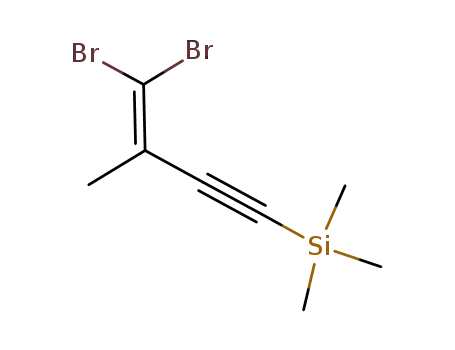 (4,4-dibromo-3-methylbut-3-en-1-yn-1-yl)trimethylsilane