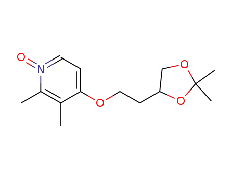 4-[2-(2,2-dimethyl-1,3-dioxolan-4-yl)ethoxy]-2,3-dimethylpyridine 1-oxide