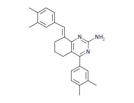 (E)-8-(3,4-dimethylbenzylidene)-4-(3,4-dimethylphenyl)-5,6,7,8-tetrahydroquinazolin-2-amine