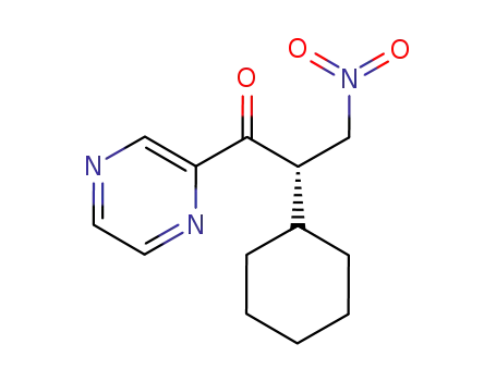 (S)-2-cyclohexyl-3-nitro-1-(pyrazin-2-yl)propan-1-one