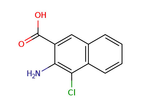 3-amino-4-chloro-2-naphthoic acid