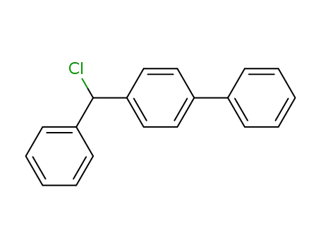 Molecular Structure of 7515-73-3 (4-(chlorophenylmethyl)-1,1'-biphenyl)