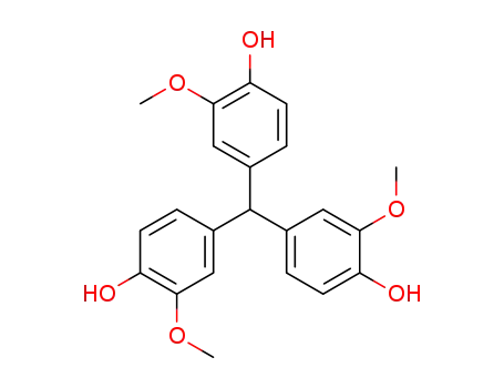 Molecular Structure of 4503-82-6 (Phenol,4,4',4''-methylidynetris[2-methoxy-)