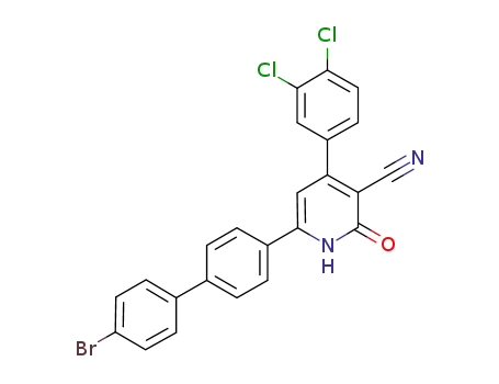 6-(4'-bromobiphenyl-4-yl)-4-(3,4-dichlorophenyl)-2-oxo-1,2-dihydropyridine-3-carbonitrile