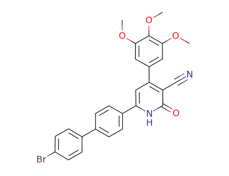 6-(4'-bromobiphenyl-4-yl)-2-oxo-4-(3,4,5-trimethoxyphenyl)-1,2-dihydropyridine-3-carbonitrile