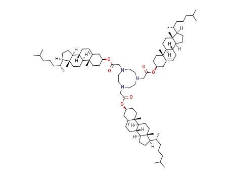 1,4,7-tris[(cholesteryloxycarbonyl)methyl]-1,4,7-triazacyclononane