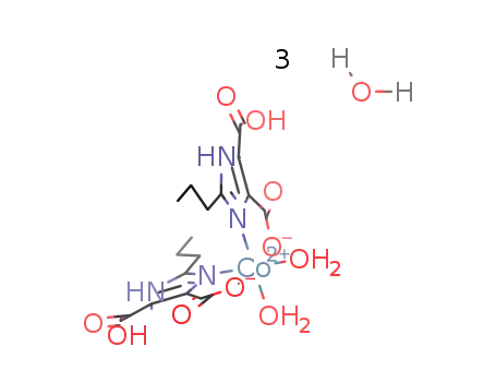 [Co(2-propylimidazole-4,5-dicarboxylic acid(-H))2(H2O)2]*3H2O