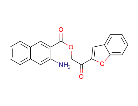 2-(1-benzofuran-2-yl)-2-oxoethyl 3-amino-2-naphthoate