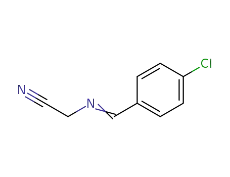 Molecular Structure of 95730-58-8 (Acetonitrile, [[(4-chlorophenyl)methylene]amino]-)