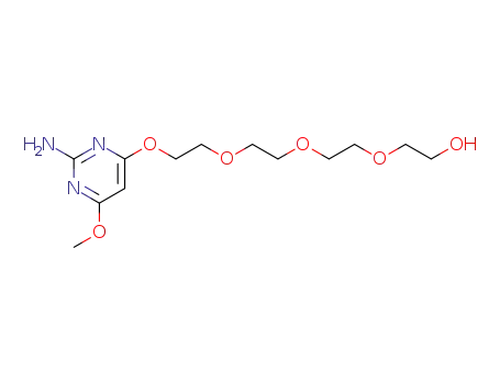 2-(2-(2-(2-(2-amino-6-methoxypyrimidin-4-yloxy)ethoxy)ethoxy)ethoxy)ethanol