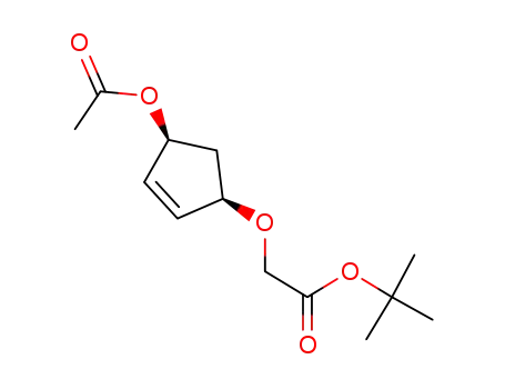 cis-(-)-{[(1R,4S)-4-acetoxycyclopent-2-en-1-yl]oxy}acetic acid tert-butyl ester