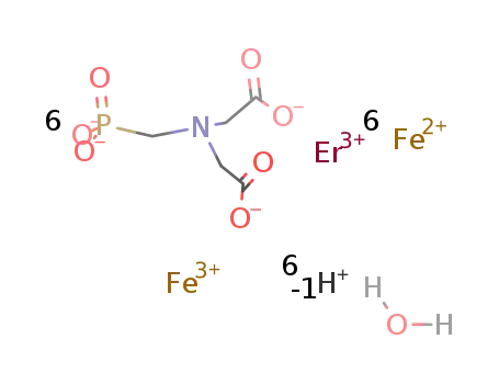 [ErFe(III)(Fe(II))6(N-(phosphonomethyl)iminodiacetateH)6]*nH2O