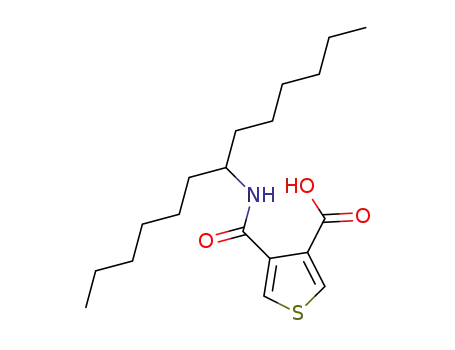 4-[[1-hexylheptylamino]carbonyl]-3-thiophenecarboxylic acid