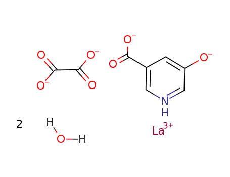 [La(III)(3-H-5-phenoxonicotinato)(oxalate)(H2O)2]