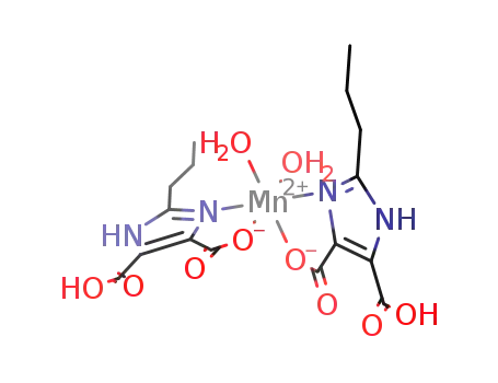 diaquabis(2-propyl-1H-imidazole-4,5-dicarboxylate)manganese(II)