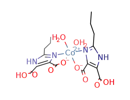 diaquabis(2-propyl-1H-imidazole-4,5-dicarboxylate)cobalt(II)