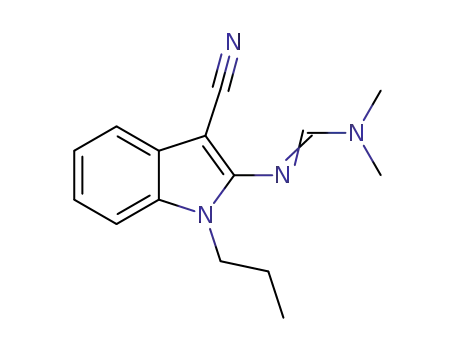 N'-(3-cyano-1-propyl-1H-indol-2-yl)-N,N-dimethylformimidamide