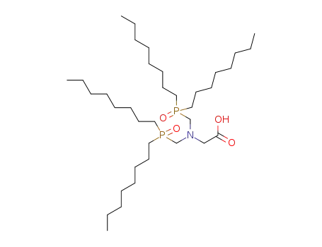 N,N-bis(methylenedioctylphosphoryl)aminoethanoic acid