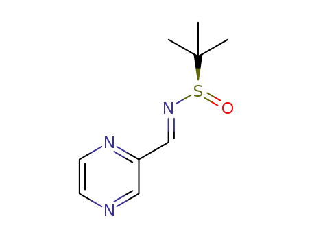 (R,E)-2-methyl-N-(pyrazin-2-ylmethylene)propane-2-sulfinamide