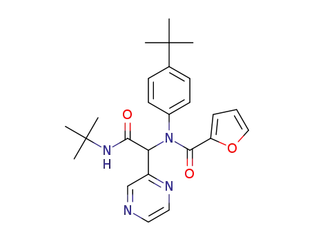 N-tert-butyl-2-[N-(4-tert-butylphenyl)-1-(furan-2-yl)formamido]-2-(pyrazin-2-yl)acetamide