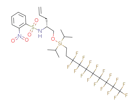 N-[(2R)-1-{[(3,3,4,4,5,5,6,6,7,7,8,8,9,9,10,10,10-heptadecafluorodecyl)bis(propan-2-yl)silyl]oxy}pent-4-en-2-yl]-2-nitrobenzene-1-sulfonamide