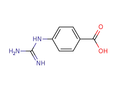Molecular Structure of 16060-65-4 (4-guanidinobenzoate)