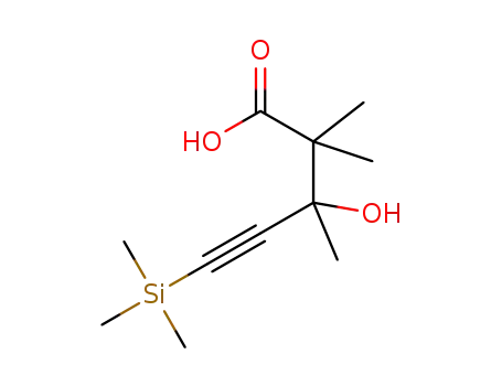 3-hydroxy-2,2,3-trimethyl-5-(trimethylsilyl)pent-4-ynoic acid