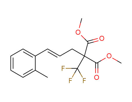(E)-dimethyl 2-(3-(o-tolyl)allyl)-2-(trifluoromethyl)malonate