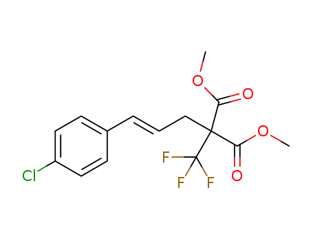 (E)-dimethyl 2-(3-(4-chlorophenyl)allyl)-2-(trifluoromethyl)malonate