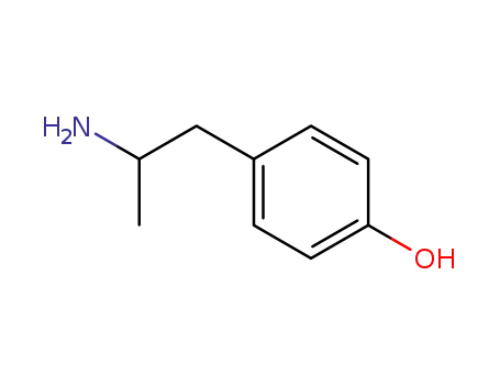 Molecular Structure of 103-86-6 (4-(2-aminopropyl)phenol)
