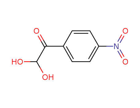 Molecular Structure of 4996-22-9 (4-NITROPHENYLGLYOXAL HYDRATE)