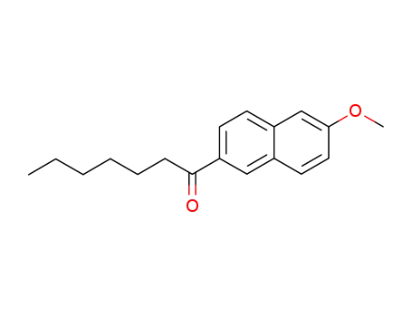 Molecular Structure of 53526-25-3 (6-Methoxy-2-heptanonaphthone)