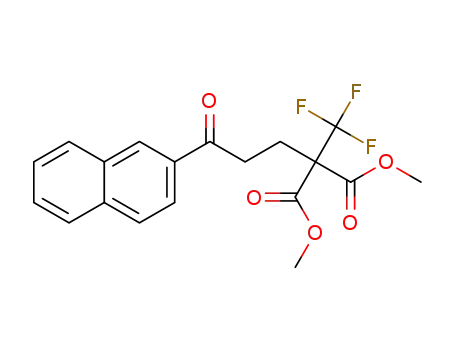 dimethyl 2-(3-(naphthalen-2-yl)-3-oxopropyl)-2-(trifluoromethyl)malonate