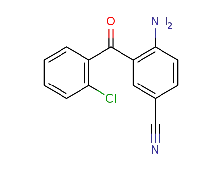 4-amino-3-(2-chlorobenzoyl)benzonitrile